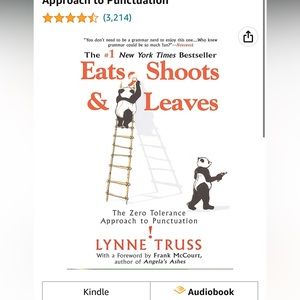 Eats Shoots and Leaves book by Lynne Truss